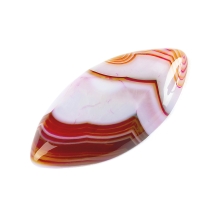 Кабошоны Натуральный Бразильский Агат, Конский Глаз, Окрашенные, Цвет: Темно-золотистый, Размер: 38~40x19~20x6~7мм (УТ100022529)