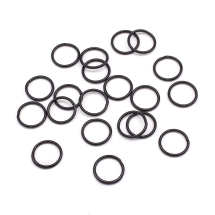 Колечки Одинарные, Железные, Разъемные, Непаянные, Черный, Размер: 10х1мм, Внутренний Диаметр 8мм, (УТ100022603)