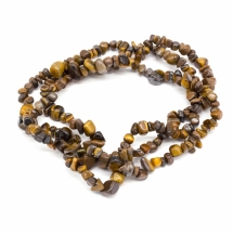 Бусины Натуральный Тигровый Глаз Крошка, 5~8мм, Отверстие 1мм, около 80см/нить, (УТ100022820)