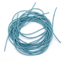 Канитель Трунцал, 4 Грани, Цвет: Голубой металлик, Отрезки не Менее 15см, Диаметр 1.2мм, около 405см/10г, (УТ100024097)