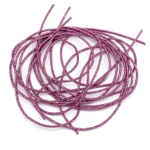 Канитель Трунцал, 4 Грани, Цвет: Сиреневый металлик, Отрезки не Менее 15см, Диаметр 1.2мм, около 330см/10г, (УТ100024105)