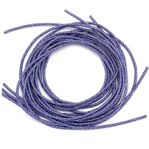 Канитель Трунцал, 4 Грани, Цвет: Фиолетовый металлик, Отрезки не Менее 15см, Диаметр 1.2мм, около 335см/10г, (УТ100024106)