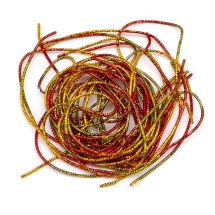 Канитель Трунцал 4 грани, Цвет: Мультицвет, Отрезки не Менее 15см, Диаметр 1.2мм, около 448см/10г, (УТ100024089)