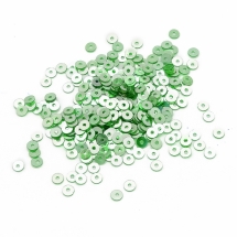 Паєтки, Круглі Дзеркальні, Колір: Зелений, Розмір: 3 мм, (УТ100024160)