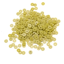 Пайетки, Круглые, Матовые, Цвет: Оливковый, Размер: 4мм, около 1500шт/10г, (УТ100024170)