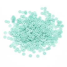 Паєтки, Круглі, Матові, Колір: М'ятний, Розмір: 4 мм, (УТ100024171)