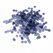 Паєтки, Круглі, Непрозорі, Колір: Темно-синій, Розмір: 4 мм, (УТ100024174)