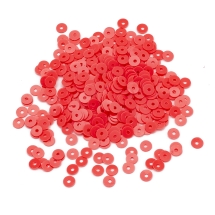 Паєтки, Круглі, Матові, Колір: Рожевий Неоновий, Розмір: 4 мм, (УТ100024179)