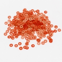 Пайетки, Круглые, Матовые, Цвет: Оранжевый, Размер: 3мм, около 2700шт/10г, (УТ100024191)