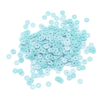 Паєтки, Круглі, Матові, Колір: М'ятний, Розмір: 3 мм, (УТ100024203)