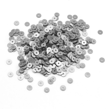 Пайетки, Круглые, Непрозрачные, эффект Античный Металлик, Цвет: Темно-серый, Размер:4мм, около 2000шт/10г, (УТ100024227)