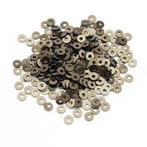 Пайетки, Круглые, Непрозрачные, эффект Античный Металлик, Цвет: Серо-коричневый, Размер:3мм, около 3000шт/10г, (УТ100024265)