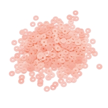 Пайетки, Круглые, Перламутровые, Цвет: Персиковый, Размер: 3мм, около 4000шт/10г, (УТ100024298)