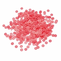 Паєтки, Круглі, Перламутрові, Колір: Рожевий, Розмір: 3 мм, (УТ100024299)
