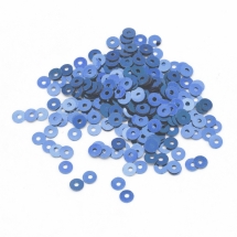 Паєтки, Круглі, Перламутрові, Колір: Блакитний, Розмір: 4 мм, (УТ100024329)
