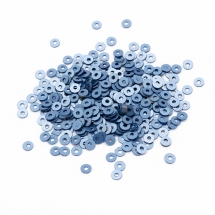 Паєтки, Круглі, Перламутрові, Колір: Синій, Розмір: 3 мм, (УТ100024339)