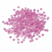Паєтки, Круглі, Матові, Колір: Рожевий, Розмір: 4 мм, (УТ100024187)