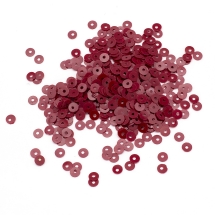 Паєтки, Круглі, Непрозорі, Колір: Вишневий, Розмір: 4 мм, (УТ100024189)
