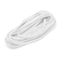 Шнур Паракорд Полиэстер и Спандекс 7-ми Жильный, Белый, 4-5мм, (УТ100024361)