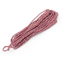 Шнур Паракорд Полиэстер и Спандекс Полосатый, Цвет: Красный, Размер: 2мм, (УТ100024381)