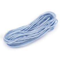 Шнур Паракорд Полиэстер и Спандекс 16-ти слойный, Цвет: Светло-голубой, Размер: 2мм, (УТ100024393)