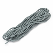 Шнур Паракорд Полиэстер и Спандэкс, подходит для плетения браслетов, Цвет: Серый, Размер: 2мм, (УТ100024394)