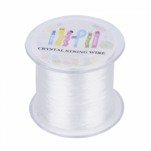 Силиконовая Нить Эластичная 0.6мм/160м, Резинка, Бесцветный, (УТ100024460)