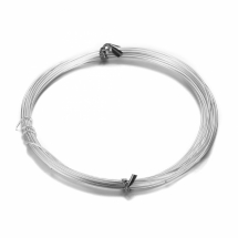 Алюмінієвий Дріт для Рукоділля 1.5мм/10м, Срібло, 1.5мм, близько 10м/котушка, (УТ100024602)