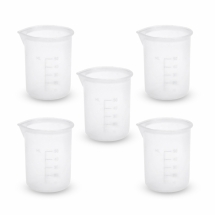 Мірний Стакан 50мл, Пластиковий, Прозорий, Розмір: 4.2-4.9x6.2см (УТ100024638)