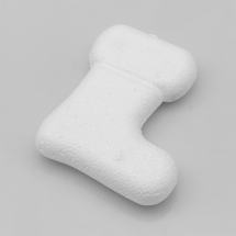 Сапожок 3D пенопластовый, Размер: 95мм, Цвет: Белый (УТ100024747)