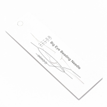 Игла Гибкая с Большим Ушком Бисерная Тонкая Раздвоенная, 113х0.4мм, (УТ100024812)