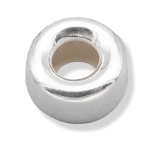 Серебро 925 Бусины-Разделители Рондель, 8х4.5мм, Отверстие 3.5мм, (УТ100024820)