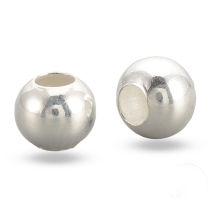 Серебро 925 Бусины Круглые, 5х4мм, Отверстие 2мм, (УТ100024821)