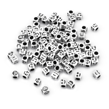 Бусины Акрил Крафт Стиль Кубики Цвет: Микс, Размер: 6х6х6мм, Отверстие 3.5мм, около 300шт/50г, (УТ100024848)