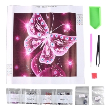Детский Набор 5D для Алмазной Живописи Бабочка, 31x30см, (УТ100024857)