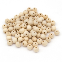 Бусины Деревянные Круглые Неокрашенные, 12мм, Отверстие 3мм, около 90шт/50г, (УТ100024951)
