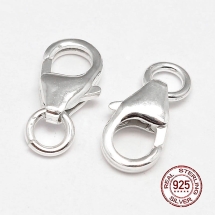 Серебро 925 Застежка Карабин-Лобстер, 8х5х2.5мм, (УТ100025117)