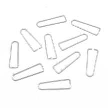 Держатели для Кулонов, Цвет: Сталь, Размер: 27x8x1мм, Штифт 1 мм,  (УТ100025220)