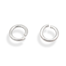 Серебро 925 Колечки Соединительные Одинарные Открытые, 6х1мм, (УТ100025300)
