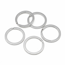 Кольцо для ключей, Нержавеющая сталь, Размер 25x2.6мм, Внутренний диаметр 20.5мм, (УТ100025330)
