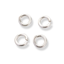 Серебро 925 Колечки Соединительные Одинарные Открытые, 4х0.8мм, (УТ100025493)