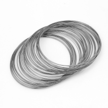 Проволока с Памятью Стальная для Браслетов, Оружейная Сталь, 50х0.6мм, (УТ100025520)