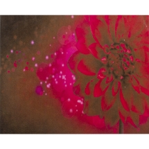 Алмазная Мозаика по номерам "Георгина", Обьемная, в рулоне, Стразы, Размер: 20х30см, (УТ100025961)