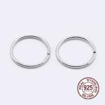 Серебро 925 Родированные Колечки Соединительные Одинарные Открытые, 6х0.9мм, (УТ100026097)