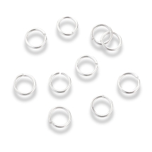 Серебро 925 Колечки Соединительные Одинарные Открытые, 4х0.5мм, (УТ100026100)