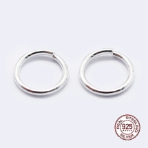 Срібло 925 Кільця Сполучні Одинарні Відкриті, 8х1мм, (УТ100026102)