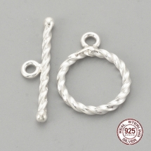 Серебро 925 Застежка Тогл, 16х12х2.5мм, Палочка 20x5х2мм, Отверстие 1.5мм, (УТ100026135)