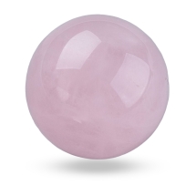Натуральный Розовый Кварц, Круглые, Размер: 17~18мм, Без отверстия (УТ100026317)