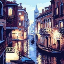 Картина по номерам "Венеция", Холст на Деревянном подрамнике, Акриловые Краски, Кисти, Размер: 40х50см, (УТ100026374)