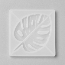 Силиконовая форма, Лист, Цвет: Белый, Размер: 6.6х6.5х0.7см, Внутренний Размер 7х4.8см, (УТ100026443)